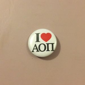 I Love AOPi Pin